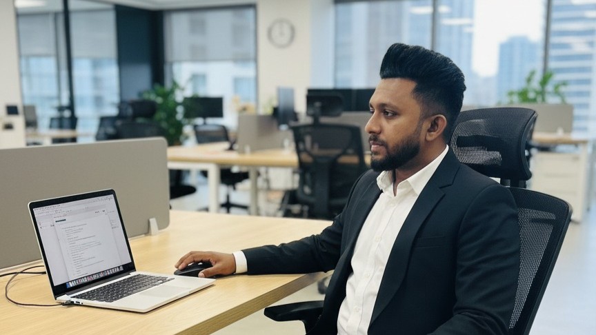 Team member Charith Lakshan